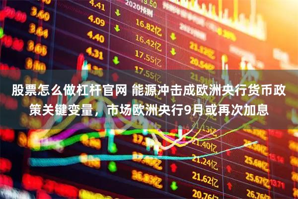 股票怎么做杠杆官网 能源冲击成欧洲央行货币政策关键变量，市场欧洲央行9月或再次加息